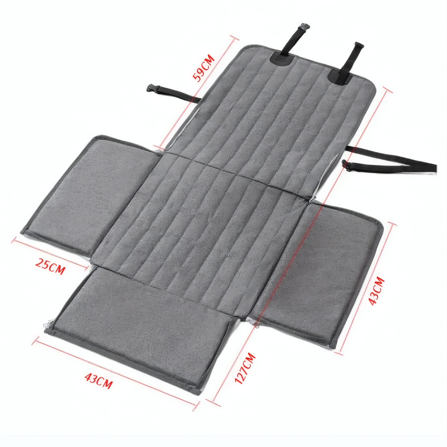 Bilbädd & Transportväska – Vattentät Hund- och Kattbädd för Resa