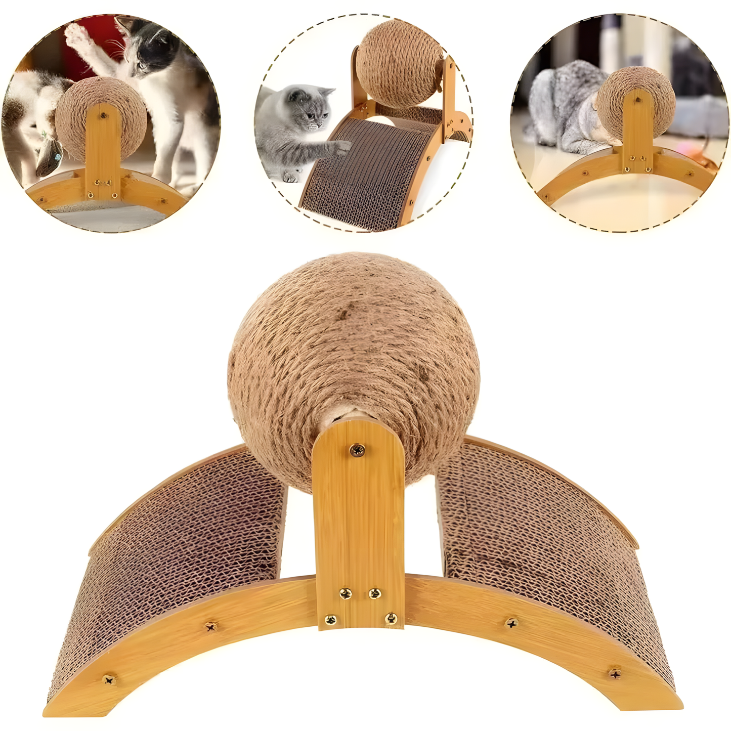 2-i-1 Kattklösbräda