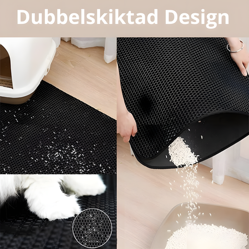 Kattlådematta – Vattentät, Halkfri och Tvättbar