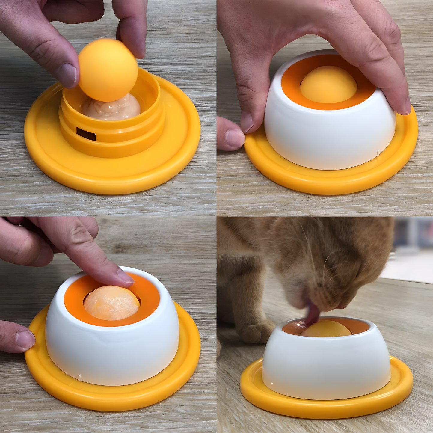 Interaktiv Slickleksak för Hund och Katt – Långsam Matdispenser och Träningsleksak