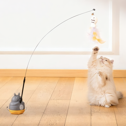 FeatherFlex™ Interaktiv Kattleksak med Fjäder