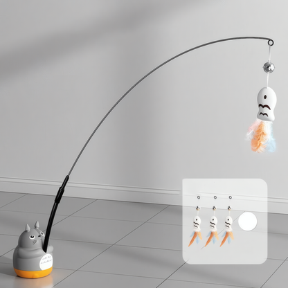 FeatherFlex™ Interaktiv Kattleksak med Fjäder