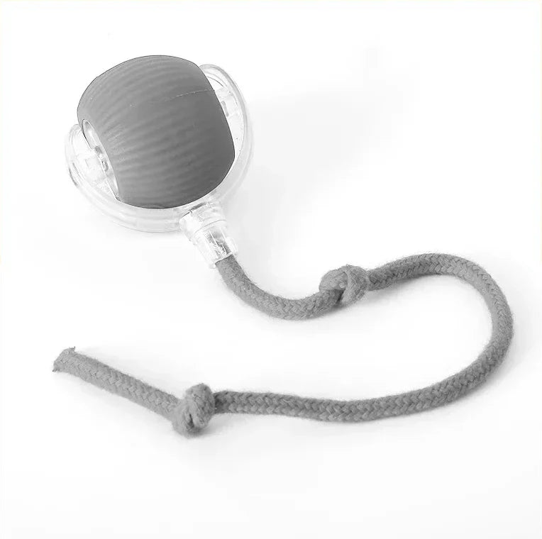 Interaktiv Kattleksak – Självrörlig Boll och Stimulerande Pinne