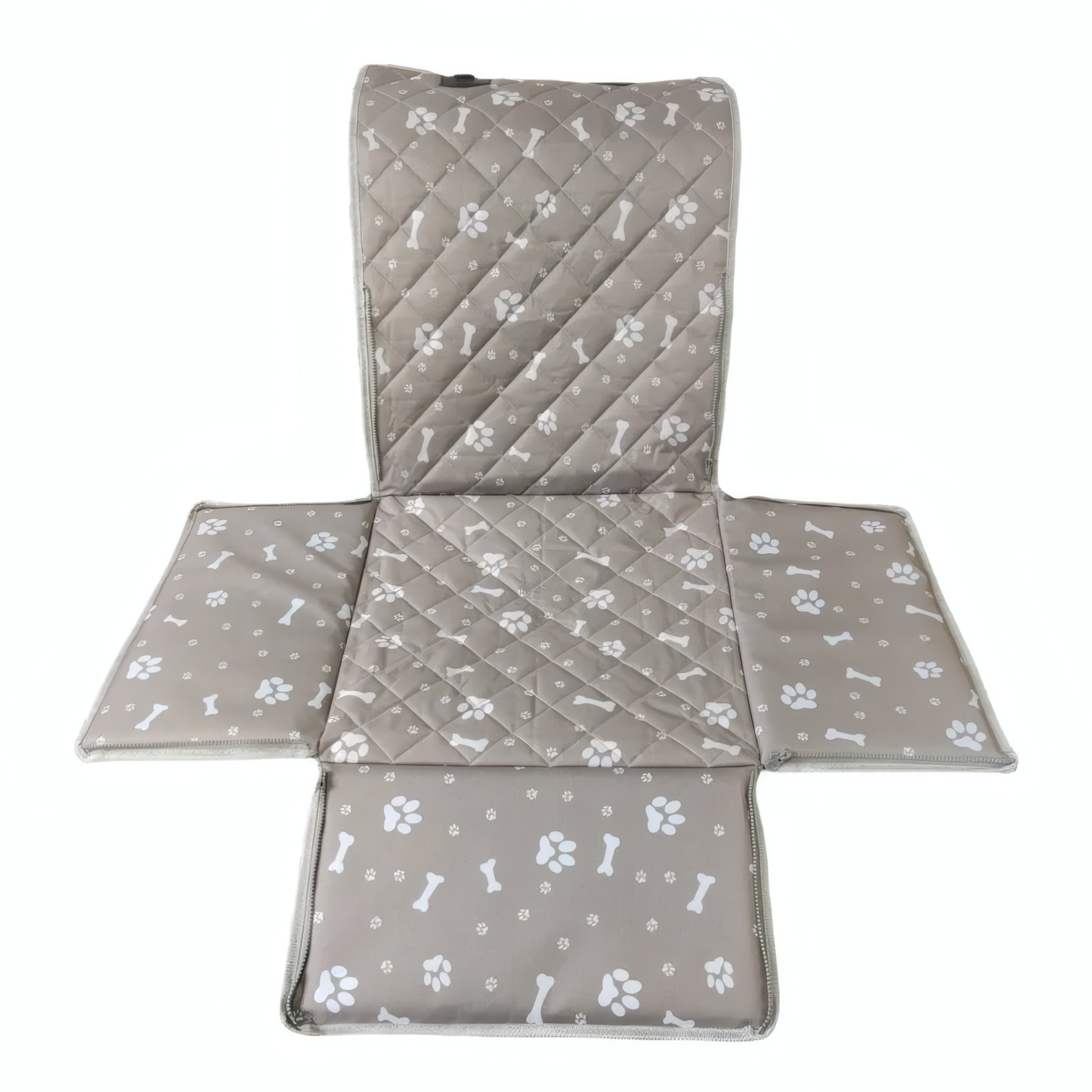 Bilbädd &amp; Transportväska – Vattentät Hund- och Kattbädd för Resa