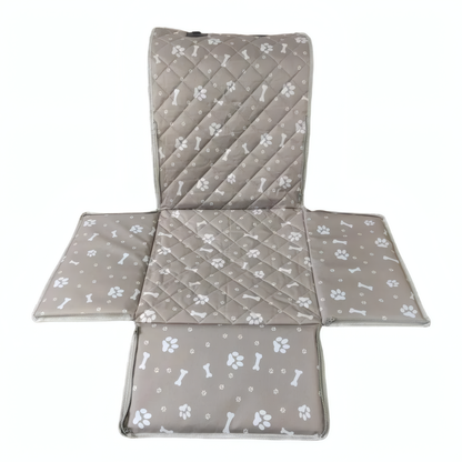 Bilbädd &amp; Transportväska – Vattentät Hund- och Kattbädd för Resa