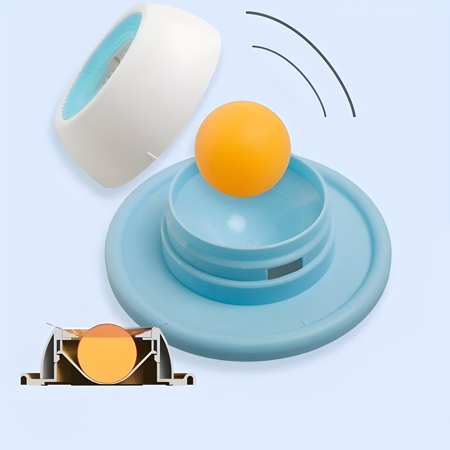 Interaktiv Slickleksak för Hund och Katt – Långsam Matdispenser och Träningsleksak