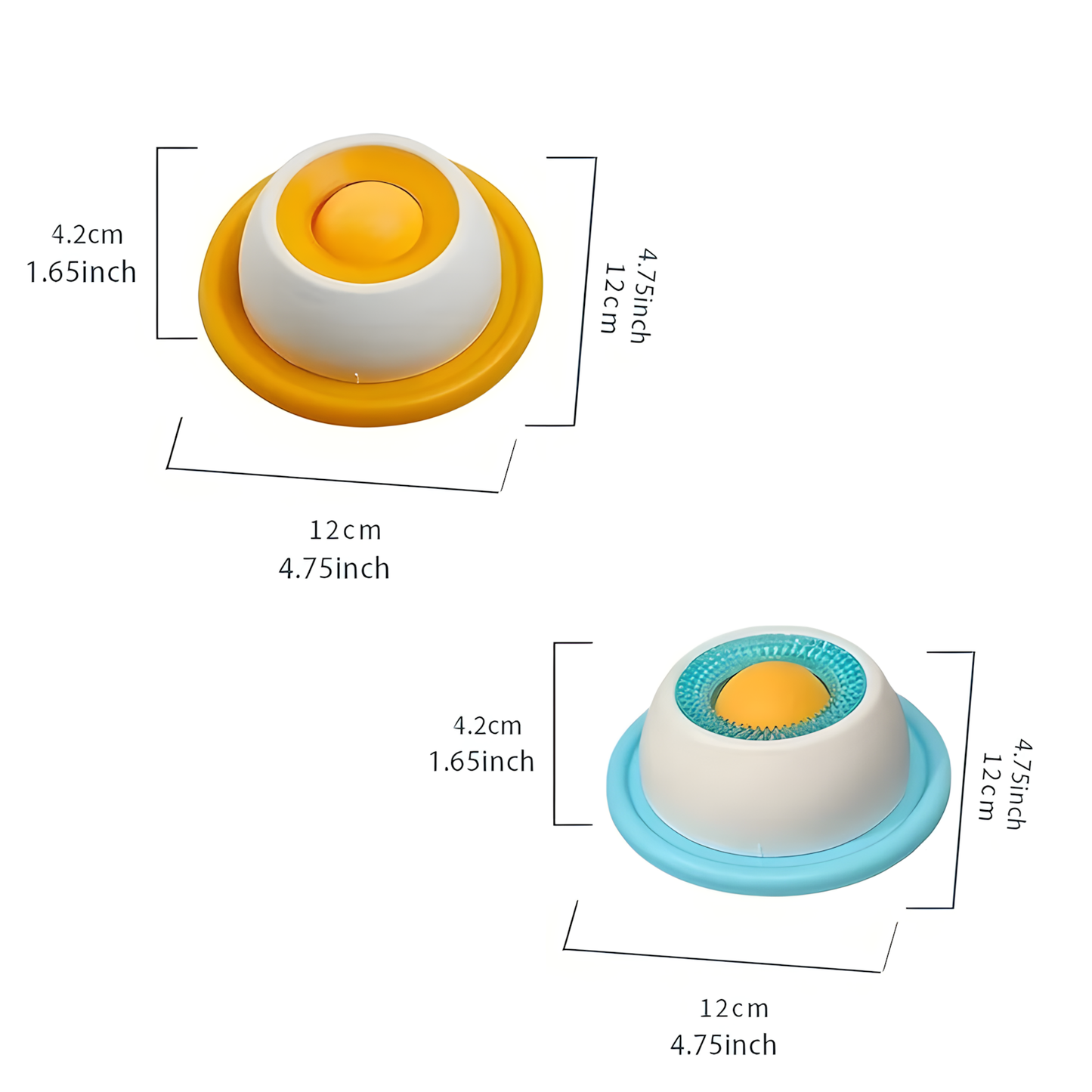 Interaktiv Slickleksak för Hund och Katt – Långsam Matdispenser och Träningsleksak