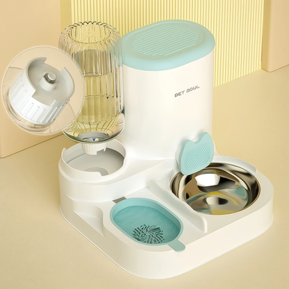 DualFeed™ 2-i-1 Mat- &amp; Vattenautomat för Katt &amp; Hund